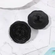 2 Pcs Massager Hair Brush Plastic Scalp Wash Scrubber Travel Miss