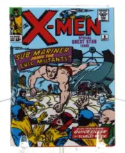 Mini 1964 X-MEN #6 SUB-MARINER 1:6 size 22 ORIGINAL PAGES REPLICA COMIC
