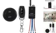 Wireless Lights Switch,110V/120V/240V /10A Relay,Mini Remote Switch for