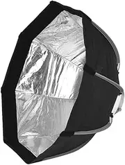 GUYOS 55cm Foldable 8-Pole Octagon Softbox with Soft Cloth Carrying Bag Bowens Mount for Studio Strobe Flash Light