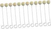 30pcs Leather Dye Wool Dauber Brush for Leather Craft Wool Balls Applicator Set