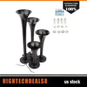 Trumpet 4 Train Air Horn Kit Loud For Truck Pickup Ford Chevy Ram Toyota