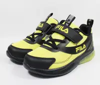 在飛比找松果購物優惠-FILA KIDS 中小童 電燈運動鞋 燈鞋 -黑黃 2-J
