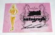 2015 Benchwarmer JULIANNA PRADA Pink Archive #43 Silver Foil Auto PLAYBOY Brazil