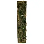 Member's Mark 100 LED Pre-Lit Cypress Garland with Mistletoe, 9ft