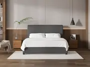 My Style Tapered Headboard & Slimline Base - King / Gunmetal / Standard Base
