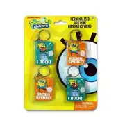 SpongeBob SquarePants Mini Notepad Keyring 4-pack