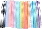 14 Pcs Plastic Binding Combs, 14 Colors Comb Binding Spines, Ring Plastic Binder Combs and Spines for Teacher Student Document Notebook File Making, for A4 B5 A5