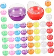 NOLITOY 100pcs Vending Machine Round Ball Clear Container Basket Stuffer Candy Box (45mm)