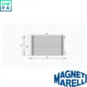 CONDENSER AIR CONDITIONING 350203779000 FOR OPEL INSIGNIA/Country/Tourer 2.0L