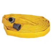 Jafx4 Fire Hose,50 ft,Yellow,Rubber G56H15FX450P Jafx4 G56H15FX450P