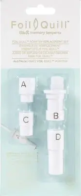We R Memory Keepers Foil Quill Adapter Kit-4/Pkg