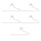 5pcs Clothes Hangers Anti-rust Organization No Burr Pants Hangers Easy to Take