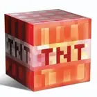 Minecraft Red TNT Mini Fridge 6.7L with Light (Fits 9 Cans) 10.4 x 10 x 10 New