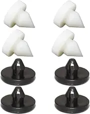 QPINGH Brake Pedal Stop Pads, 8Pcs Brake Switch Stopper,Rubber Brake Light Switch Stopper,Automotive Clutch Pedal Stopper 90541-06036 46505-SA5-000