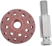 iplusmile 1Set Tire Buffing Wheel with Tungsten Steel Alloy Grinding Head and Low Speed Connector for Tire Repair and Easy to Operate Polishing Tool for Pneumatic Use