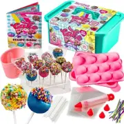 Cake Pop Craze Kit, Kids Baking Set, with Cake Pop Mold, Kit Stand and Gift Bags