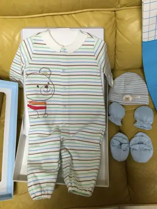 全新 麗嬰房 彌月禮盒 週歲禮盒 寶寶禮盒 連身套裝