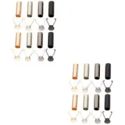 2 Pieces Hood Rope Auxiliary Material Child Metal Shoelace Aglets