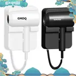 GMDQ 冷熱風吹風機電動壁掛式浴室酒店負離子吹風機帶 USB 支架 GJXQNJJJJ