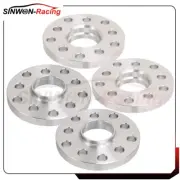 4Pcs 17mm Thick Hub Centric Wheel Spacers 5x100 5x112 For Volkswagen GTI 06-2015 (for: Volkswagen)