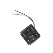 12 Volt DC Dimmer Switch for LED, Halogen, Incandescent - RV, Auto, Truck, Marine, and Strip Lighti Black