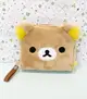 【震撼精品百貨】Rilakkuma San-X 拉拉熊懶懶熊 拉拉熊短夾-絨毛#67244 震撼日式精品百貨