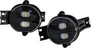 Car Fog Lamp Assembly White DRL Front Bumper Driving Lamp For Dodge For Ram 1500 2002 2003 2004 2005 2006 2007 2008 Car Accessories