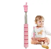 Pointer Stick for Classroom Kids | Touch Screen Telescopic Finger Pointer for Classroom,Stainless Children Kindergarten Early Education Reading Stick