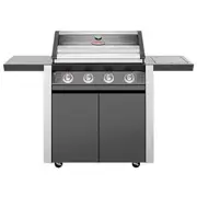 BeefEater 1600 Series Dark BBQ & Trolley with Side Burner - Powder Coated Graphite