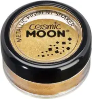 Metallic Pigment Shakers by Cosmic Moon - Gold - Cosmetic Pearlescent Powder, Ey