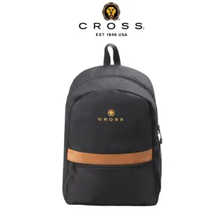 【CROSS】頂級 名牌 後背包 雙肩包 旅行包 肩背包 筆電包(黑色)