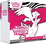 White Flare Scarlet & Violet 10.5 Pokemon TCG Sealed Elite Trainer Box