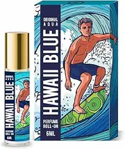 Hawaii Blue Original Aqua Perfume Roll-On, Alcohol-Free, 6ml