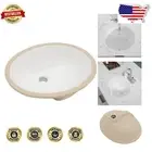 High-Quality 18 x 15 Inch Oval Undermount Sink - Seamless Bathroom Style