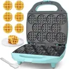 , Bite-Size Mini Waffle Maker Kids & Adults, Small Waffle Maker Mini Belgian Wa