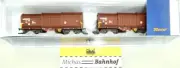 Roco 6680009 Sliding Tarp Car Dr Shimmns 2er Set EP IV TT 1:120 Boxed HK2µ