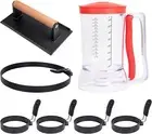 7-Piece Griddle Breakfast Kit for Blackstone - Complete Set of Griddle Accessor
