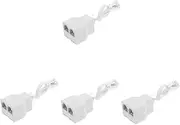 Tofficu 4pcs Phone Line Converter Detachable Adapter High Signal Stability Compatible Us Telephones