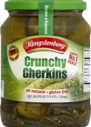 Hengstenberg Pickles Gherkin Knax 24.3 oz (Pack of 12)
