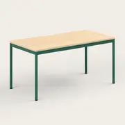 [Recess] Everyday Desk, Small - 120W x 60D x 75H (cm) / Maple / Forest Green