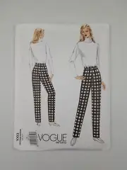 Vogue Sewing Pattern 1003 Women's Semi-fitted Tapered Pants Pattern Size 18 NEW