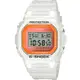 CASIO G-SHOCK 半透明金屬錶面設計休閒錶-透明款 DW-5600LS-7