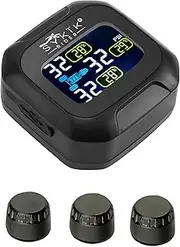 Sykik Rider tire Pressure Monitoring System for Trikes and 3 Wheelers, CanAm, Spider, Harly Davidson, Goldwing (External W/Monitor)