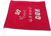 Mahjong Storage Bag Mahjong Bags Mahjong Empty Bag Drawstring Mahjong Tiles Bag Games Mahjong Storage Pouches Drawstring Mahjong Pouches Portable Mahjong Rosy Canvas