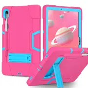 MCC Stylish Shockproof Samsung Galaxy Tab S10+ Plus 12.4" Case Cover X820 X826 [Magenta+Blue]