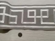 31” SCHUMACHER 66167 Octavius Tape 6” Embroidered Passementerie Trim $88 Retail