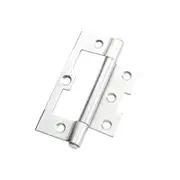 Lane 100mm Zinc Plated Non-Mortise Fixed Pin Hinge - 20 Box