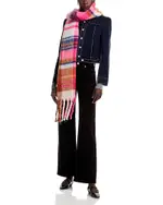 Lulla Madras Plaid Blanket Scarf