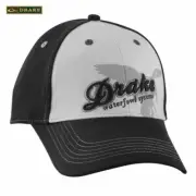 Drake Waterfowl Systems Stretch Fit Hunting Hat Cap - Color Black & White - NEW!